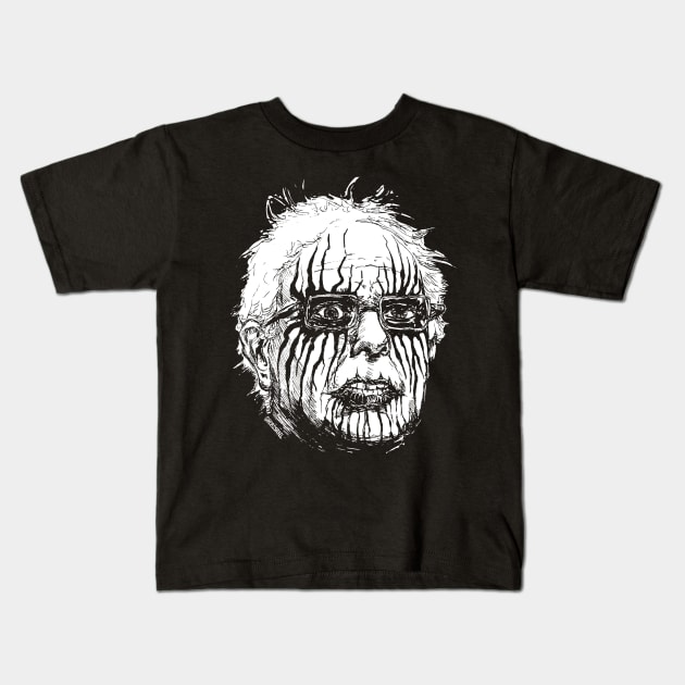 Black Metal Bernie Kids T-Shirt by Robisrael